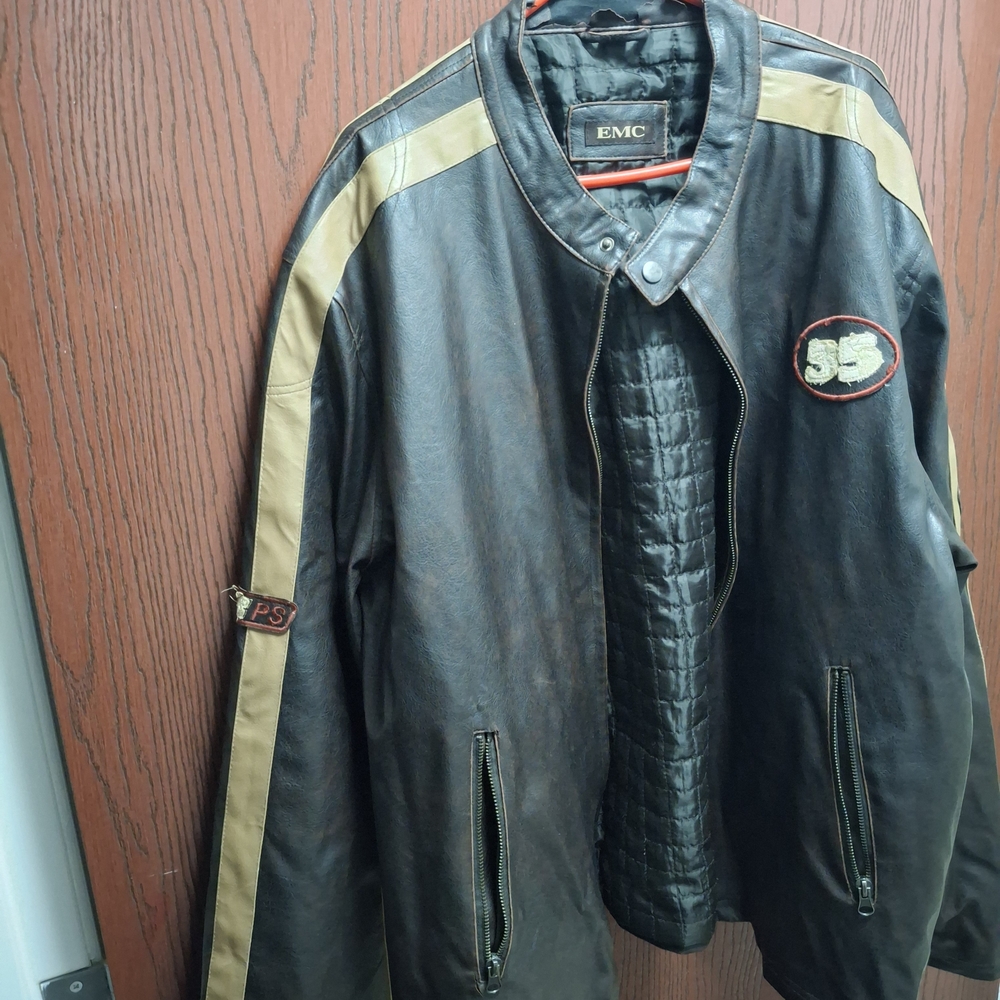 Black and Tan Bomber Jacket